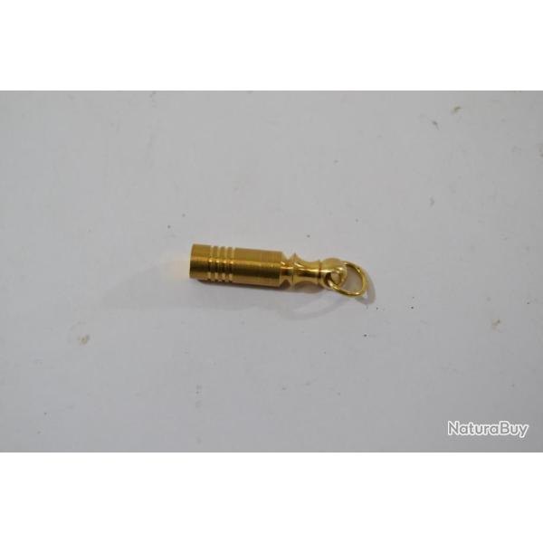 Mini quille de lib�rable, soldat en laiton massif, 2,6cm. Service militaire Alg�rie, porte-cl�s