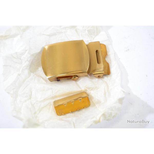 Boucle et embout de ceinture Toile Arm�e Fran�aise ann�es 1950 - 1980. Indochine Alg�rie