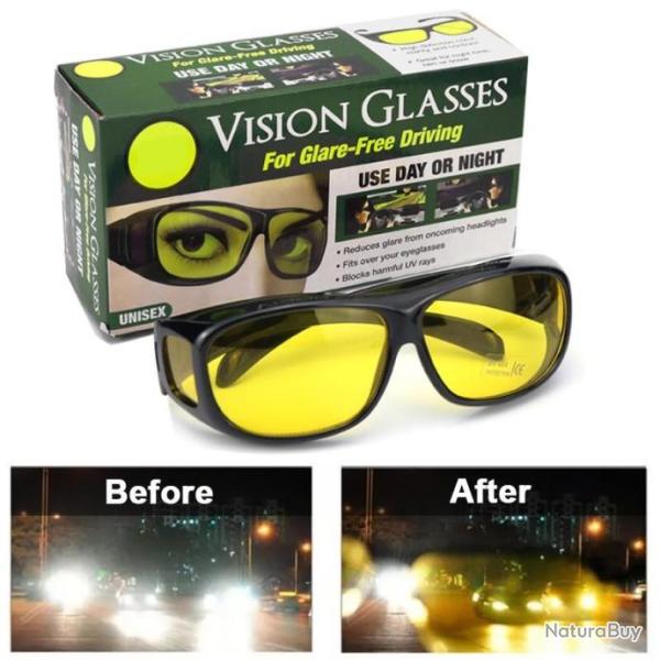Lunettes de Vision nocturne/lunettes de soleil/lunettes de conduite Anti-�blouissement