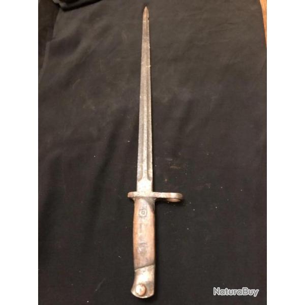 baionnette ancienne a restaurer