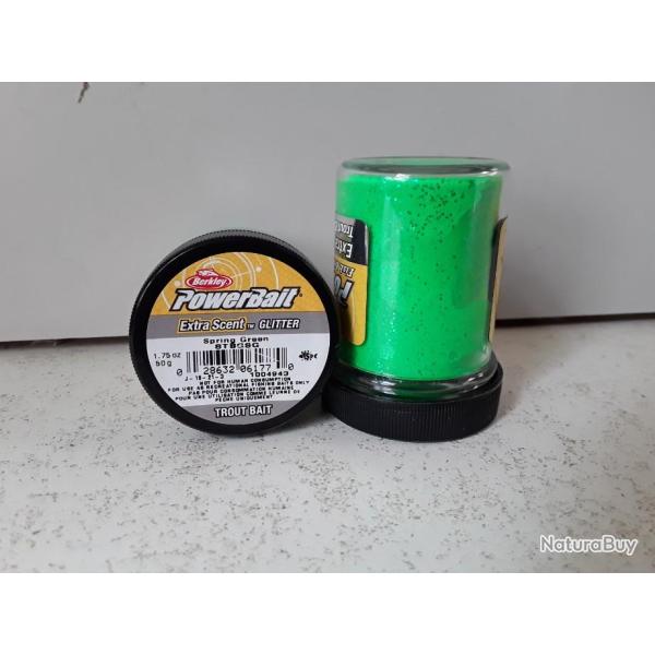 X2 POTS DE PATTES BERKLEY POWERBAIL VERTE