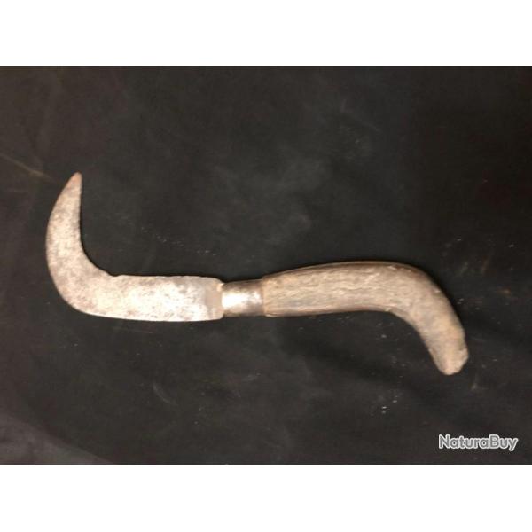 couteau serpette a restaurer