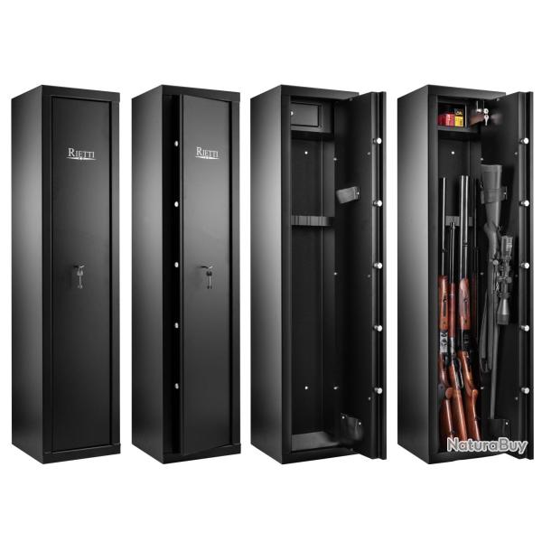 Coffre Rietti 7 armes � serrure � clef - 150 cm - 2mm