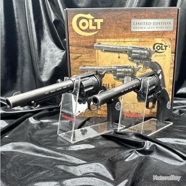 Edition limit�e doubles Aces - Ensemble duel deux Revolvers sous licence Colt