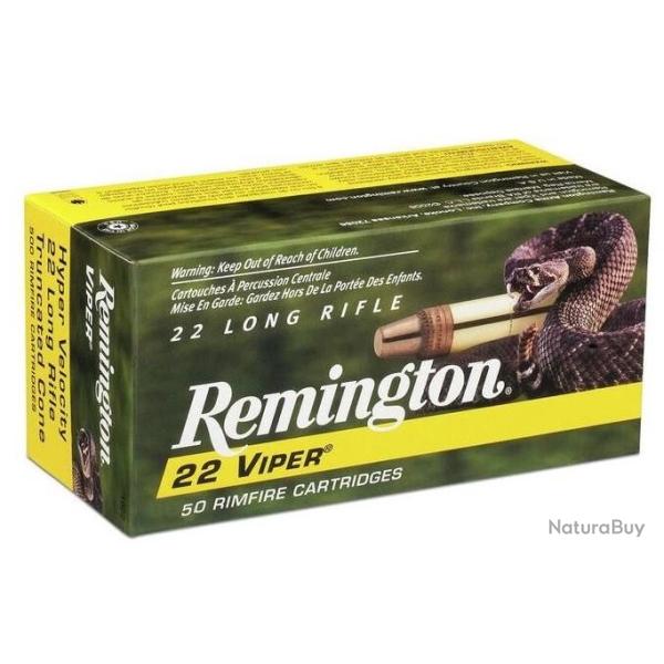 Munitions Remington 22 lr cuivr�e VIPER HV 36 grains