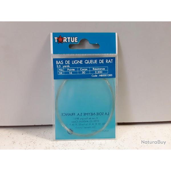 BAS DE LIGNE QUEUE DE RAT TORTUE P16 C50