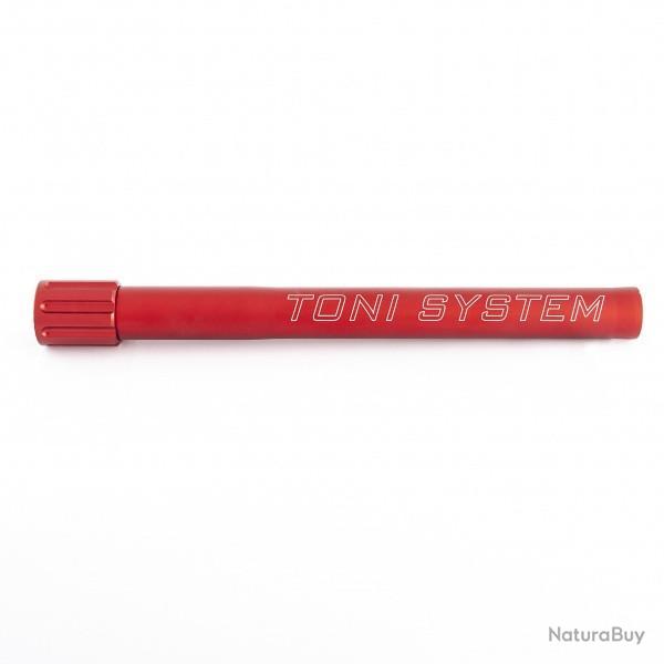 Tube prolongateur mesure � canon pour canon Franchi Affinity slug 60 ga.12 - Rouge - TONI SYSTEM