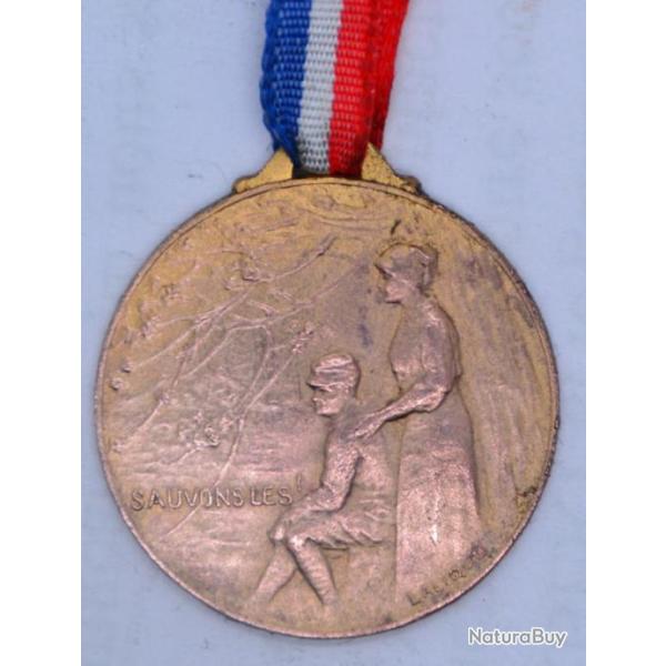 R LALIQUE journ�e des tuberculeux anciens militaires 1917 m�daille