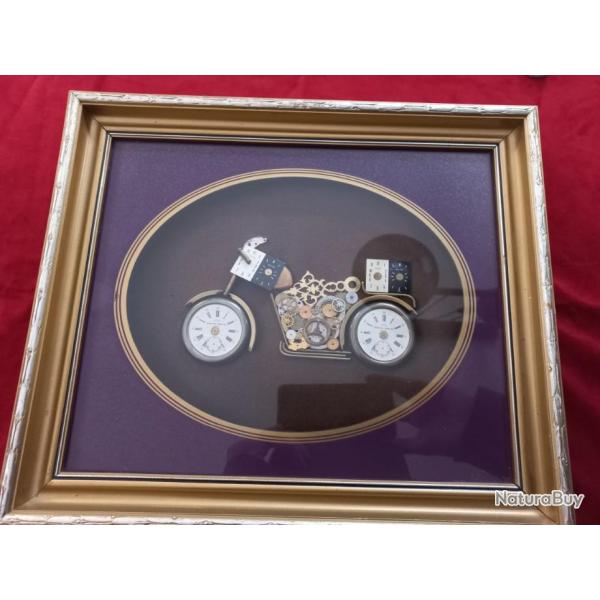 tableau moto , biker , steampunk