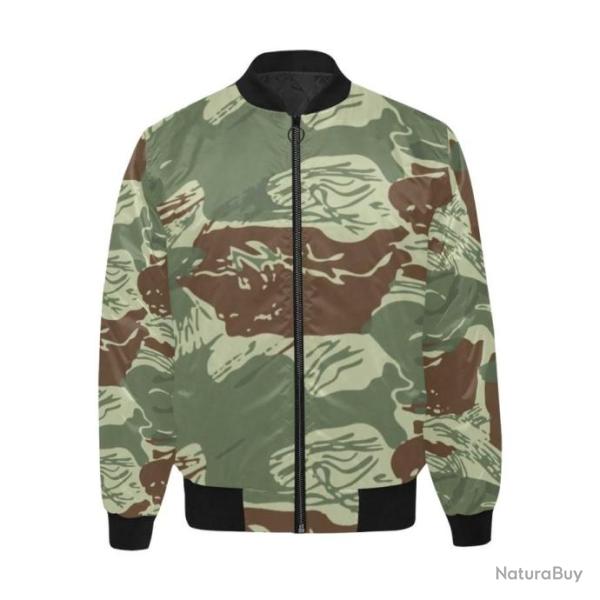 Blouson molletonn� bomber camouflage Rhodesian Brushstroke v3
