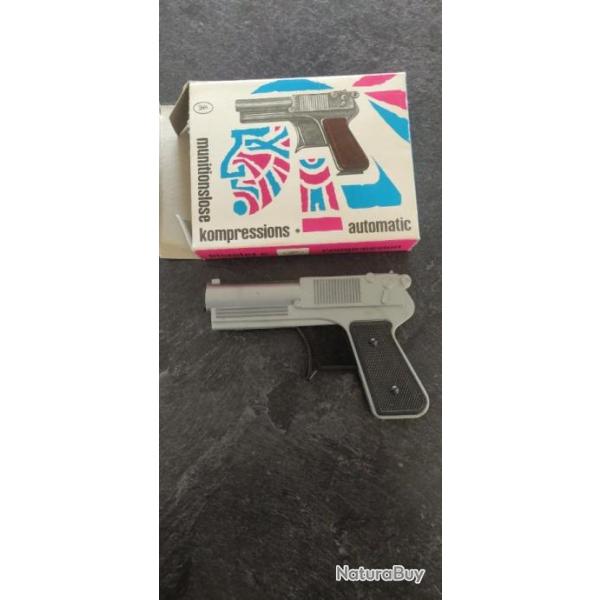 Jouet ann�e 70 pistolet munitionslose kompressions