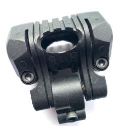 Support picatinny pour lampe tactique diametre 25.4 mm