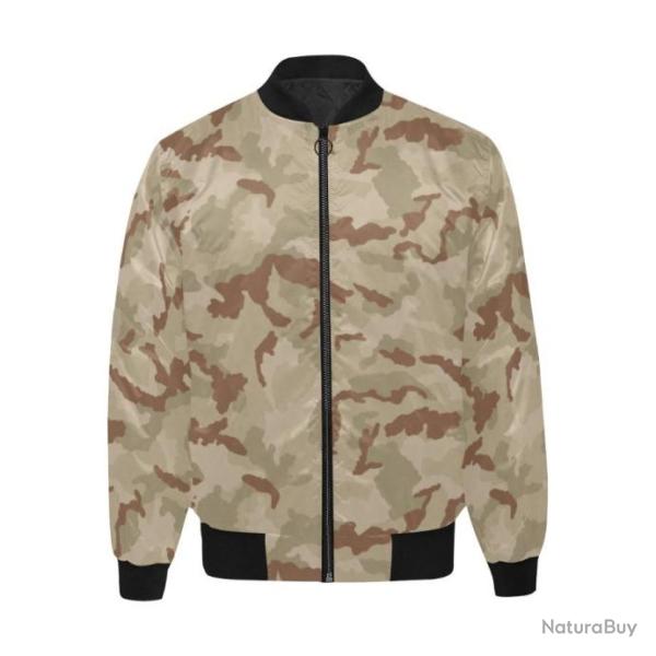 Blouson molletonn� bomber camouflage irlandais DPM desert