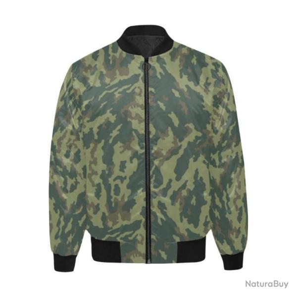 Blouson molletonn� bomber camouflage russe 1990 3-TsV VSR Dubok Mountain