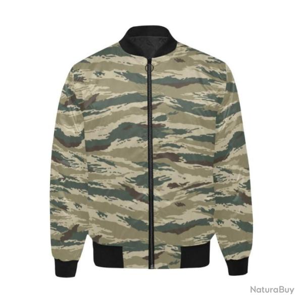 Blouson molletonn� bomber camouflage russe kamush kamysh arid
