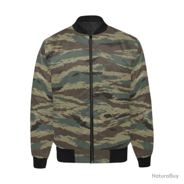 Blouson molletonn� bomber camouflage russe kamush kamysh tigr