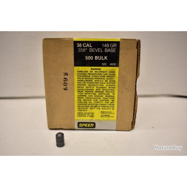 Ogives Speer calibre 38 X500