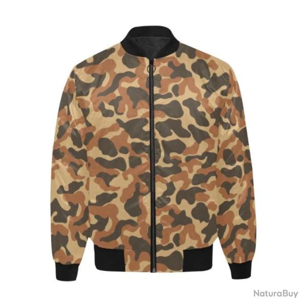 Blouson molletonn� bomber camouflage russe TTsKO Butan brown