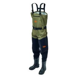 Waders Respirants Hybrides Daiwa avec Bottes 45 / 46