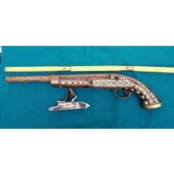 Pistolet &agrave; Silex et canon fonctionnel &agrave; restaurer. n&deg;10