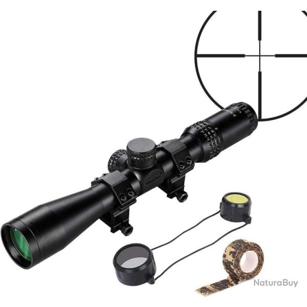 Lunette de Vis�e 3-9X40 Lentille Optique +Couvertures Flip Up pour Chasse et Tournage Imperm�able
