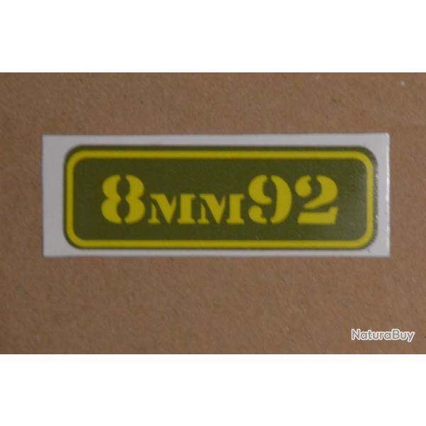 1 sticker pour boite a munition 8mm92