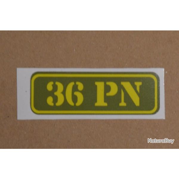 un sticker pour boite a munition 36 PN