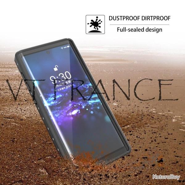 RedPepper Coque Etanche Anti Choc pour Samsung -Noir-Galaxy A23