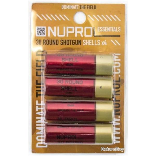 Nuprol Sachet de 4 Douilles pour Fusil � Pompe Type Franchi