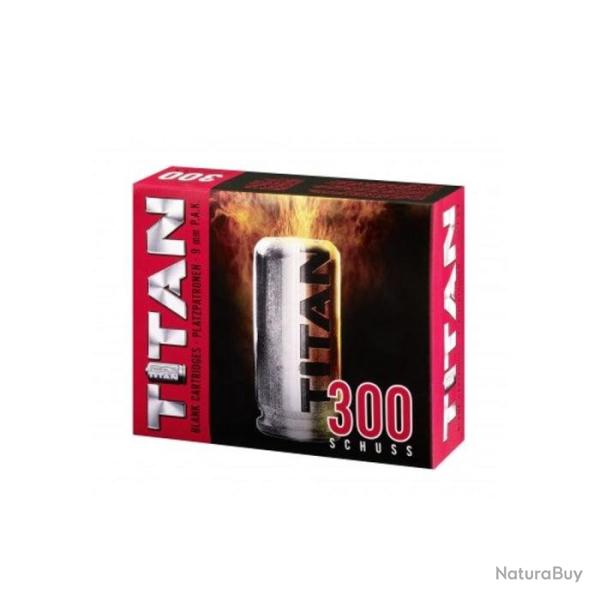 Balles � blanc Titan Perfecta - Cal. 9 mm PAK 50 - 300