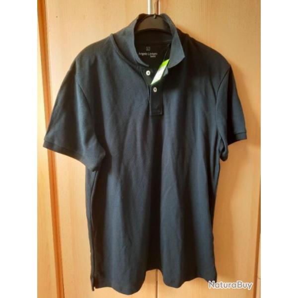 Polo bleu fonc de Angelo Litrico basics taille L