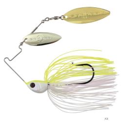 Leurre Sakura Cajun Spinnerbait 10g JC2 - White & Chart