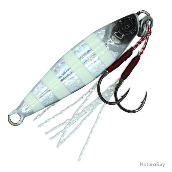 Jig M�tallique Volkien Soul Micro Candy Nano 21g Zebra Glow Silver
