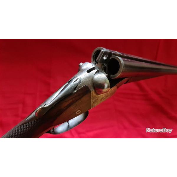 Fusil juxtapos Anglais WW GREENER Grade G3 en calibre 12/67 mm