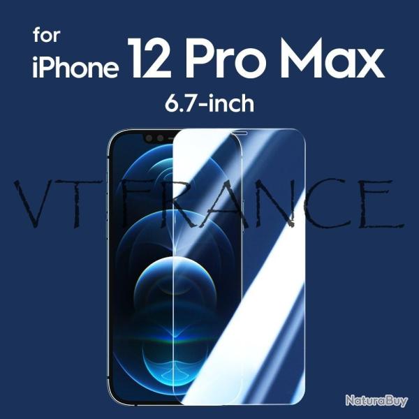 2 Ecrans Protecteur Verre + Gabarit pour Iphone, Smartphone: iPhone 12 Pro Max