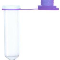 50 dosettes en plastique 2ml pour la poudre noire (bouchon attach&eacute; violet)