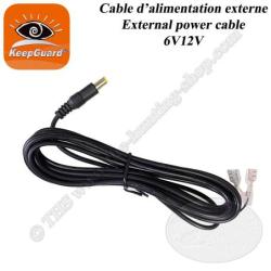KEEPGUARD C&acirc;ble d'alimentation externe 3 m&egrave;tres pour cam&eacute;ra pi&egrave;ge photo KG895