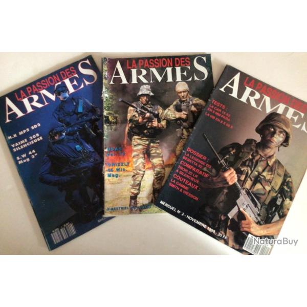 Revue LA PASSION DES ARMES .....AU CHOIX