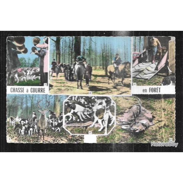 chasse � courre, �quipage, v�nerie , chiens , piqueux , chateau de cheverny , 3 cartes