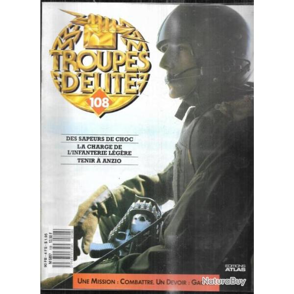 troupes d'�lite 108  malouines sapeurs 9th parachute, vietnam 196e infanterie l�g�re, anzio,