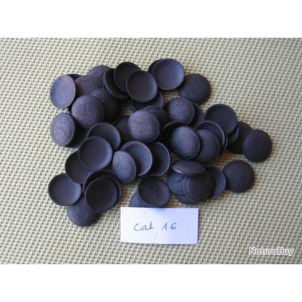 Rares...  100  Cartons  goudronn�s  concaves  cal  16