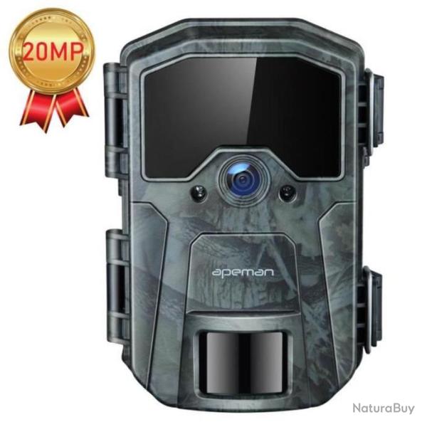 Cam�ra de Chasse Infrarouge 1080P 20MP �tanche Cam�ra 940NM LED 0.3 s Vision nocturne