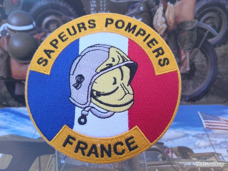 2 PCS Patch Brodé Pompiers Style Punk Tactique Crochet Boucle