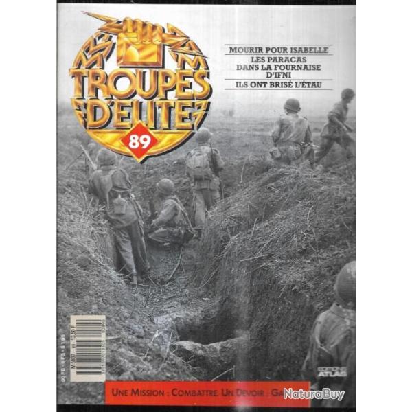 troupes d'�lite 89 mourir pour isabelle, ifini maroc paras espagnols, cor�e 41e commando,a.patch