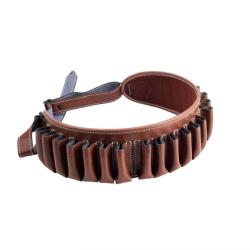 Cartouchi&egrave;re Januel en cro&ucirc;te de cuir grasse - 20 munitions Cal.12 produit tiptop qualit&eacute; LIV GRATIS