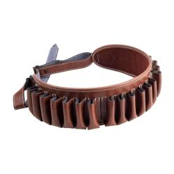 Cartouchi&egrave;re Januel en cro&ucirc;te de cuir grasse - 20 munitions Cal.12 produit tiptop qualit&eacute; LIV GRATIS