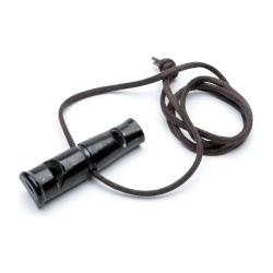 Sifflet De Dressage Januel Buffle Noir id&eacute;al pour le dressage chien d'arr&ecirc;t