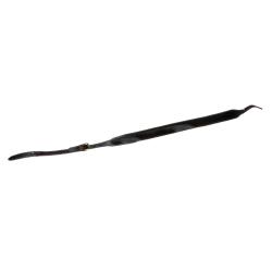 Bretelle croute grasse cousue pour carabine couleur marron