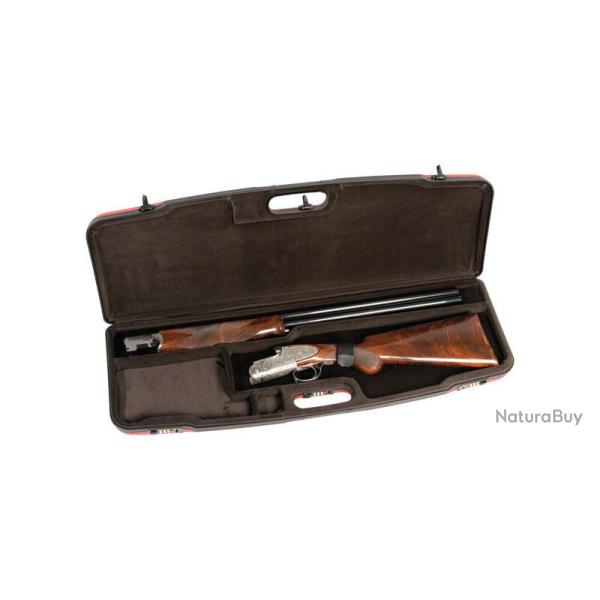 Mallette pour arme basculante demont�e, forme galb�e, velours, 3 verrous code NEGRINI