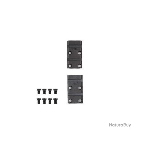 Paire d'embases Warne - Acier - Pour Browning X-Bolt ou A-Bolt